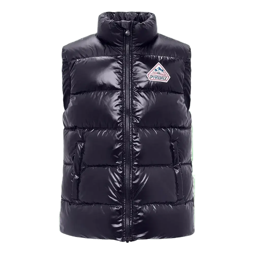PYRENEX Doudoune sans manches noir brillant HIVER 2025 👍 – Lothaire