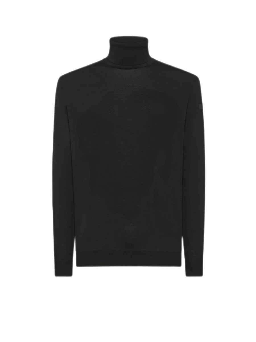 RRD - Pull col roulé noir - Lothaire