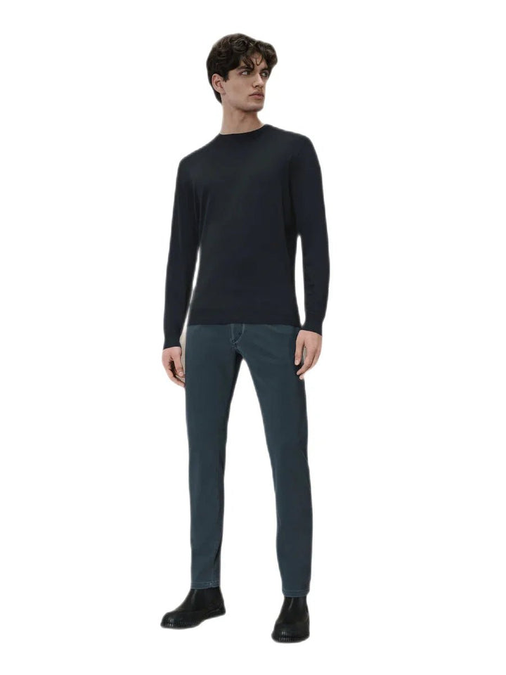 RRD - Pull Maxwell col rond bleu nuit - Lothaire