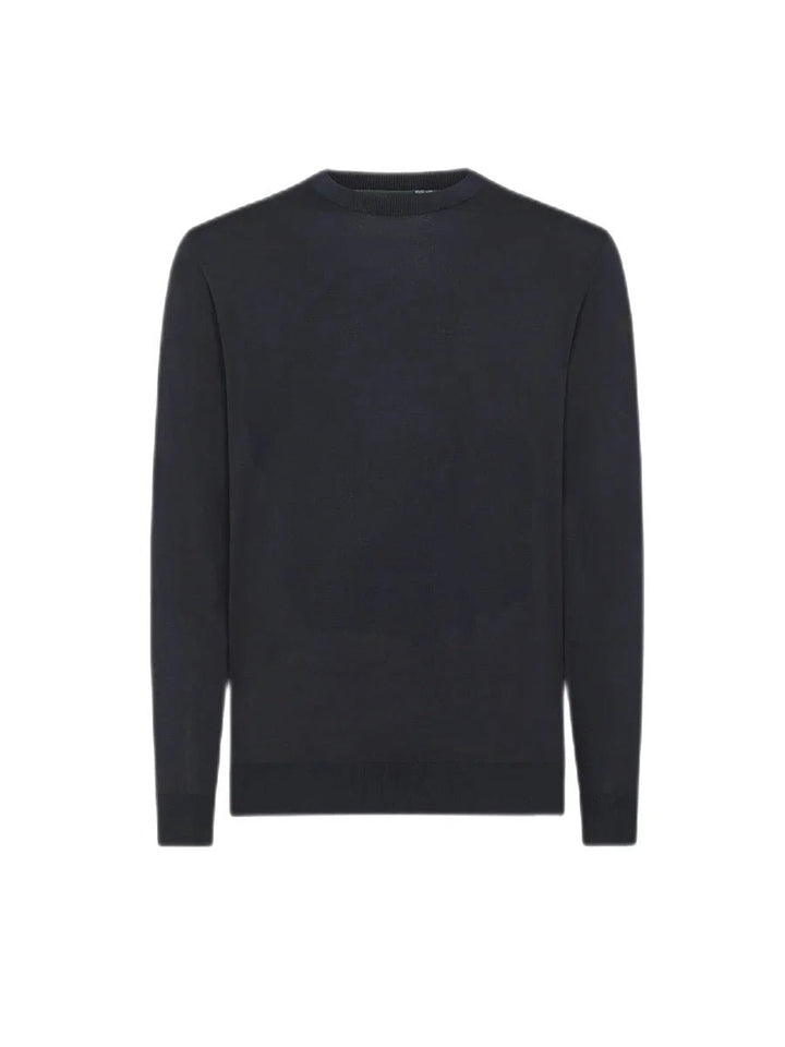RRD - Pull Maxwell col rond bleu nuit - Lothaire