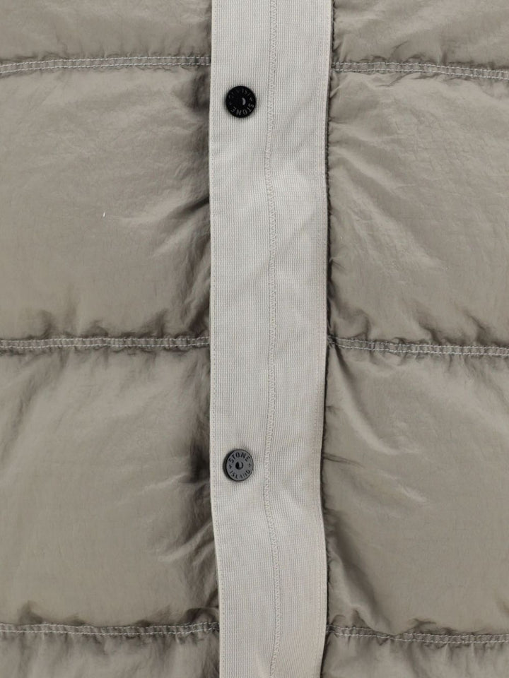 STONE ISLAND - Doudoune à capuche gris - Lothaire