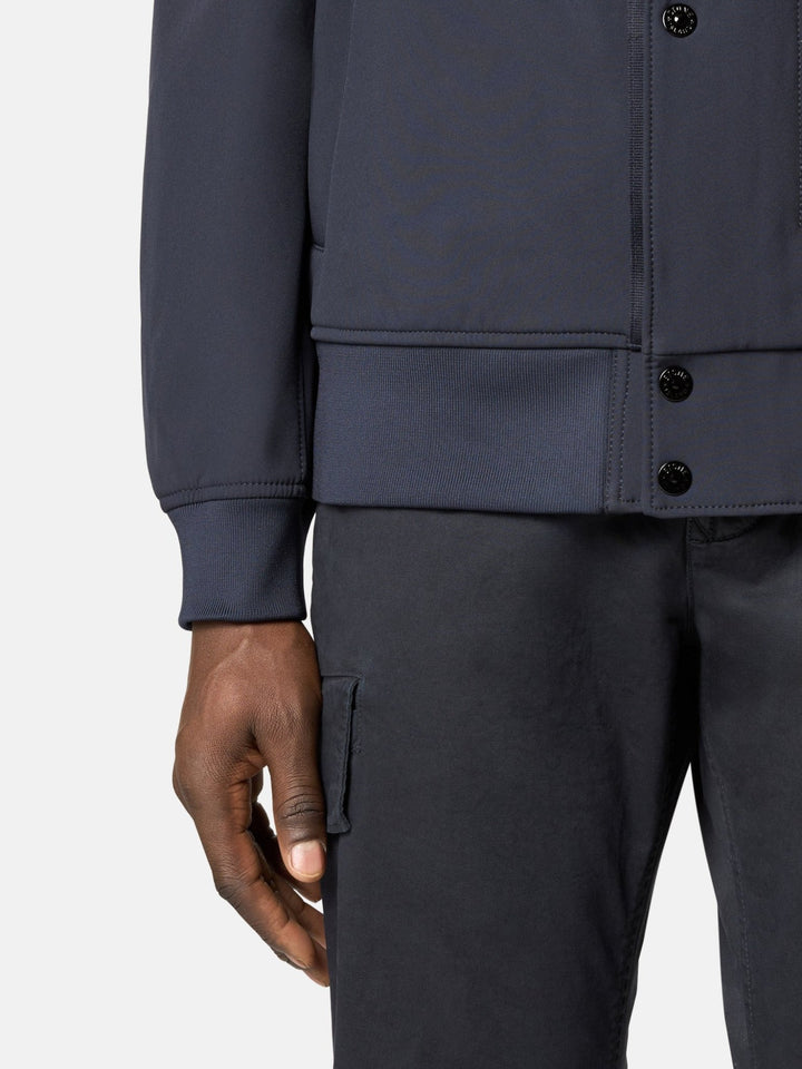 STONE ISLAND - LIGHT SOFT SHELL - R_e.dye® TECHNOLOGY, RECYCLED POLYESTER bleu - Lothaire