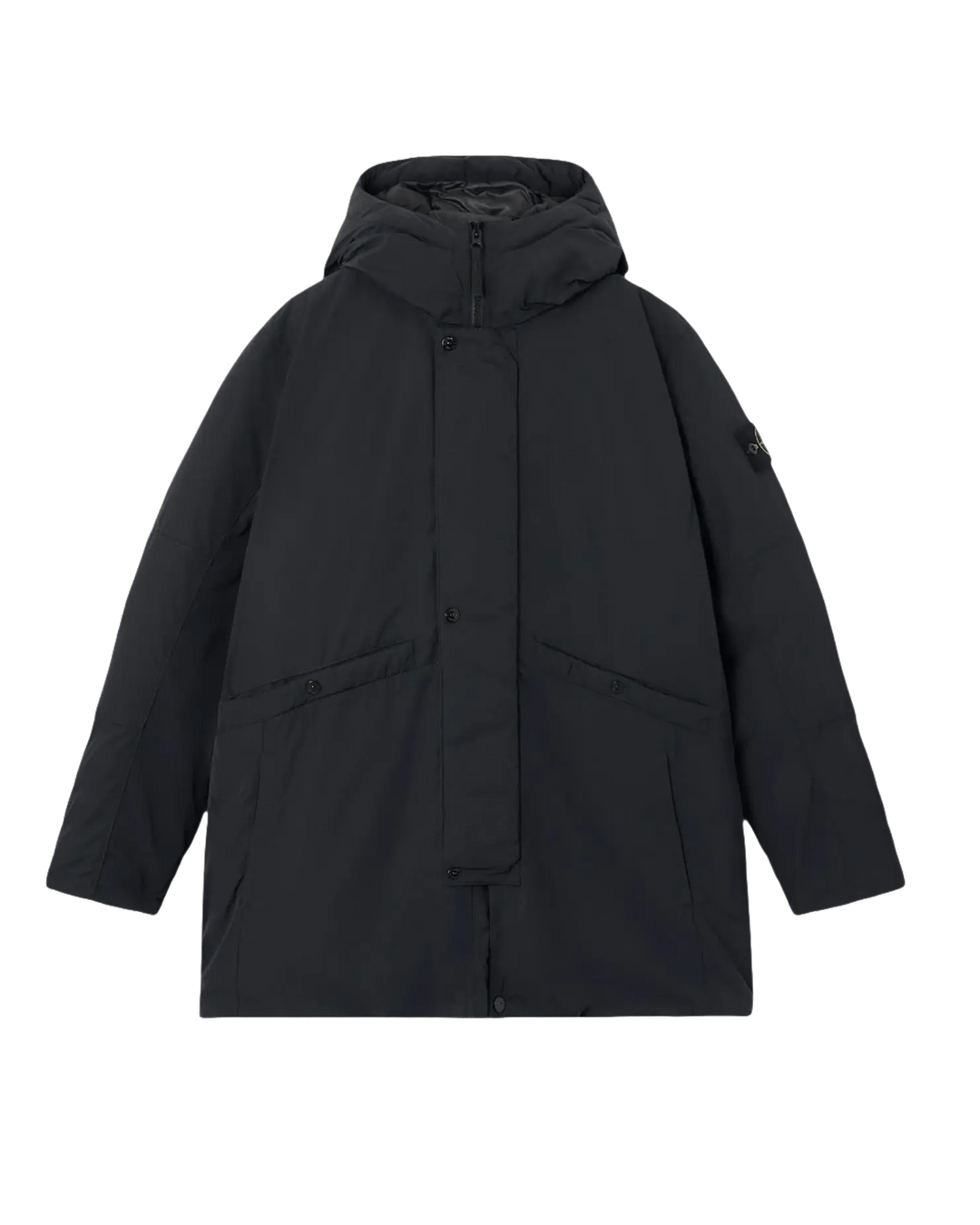STONE ISLAND - Micro Twill Noir - Lothaire