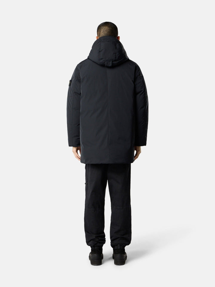STONE ISLAND - Micro Twill Noir - Lothaire