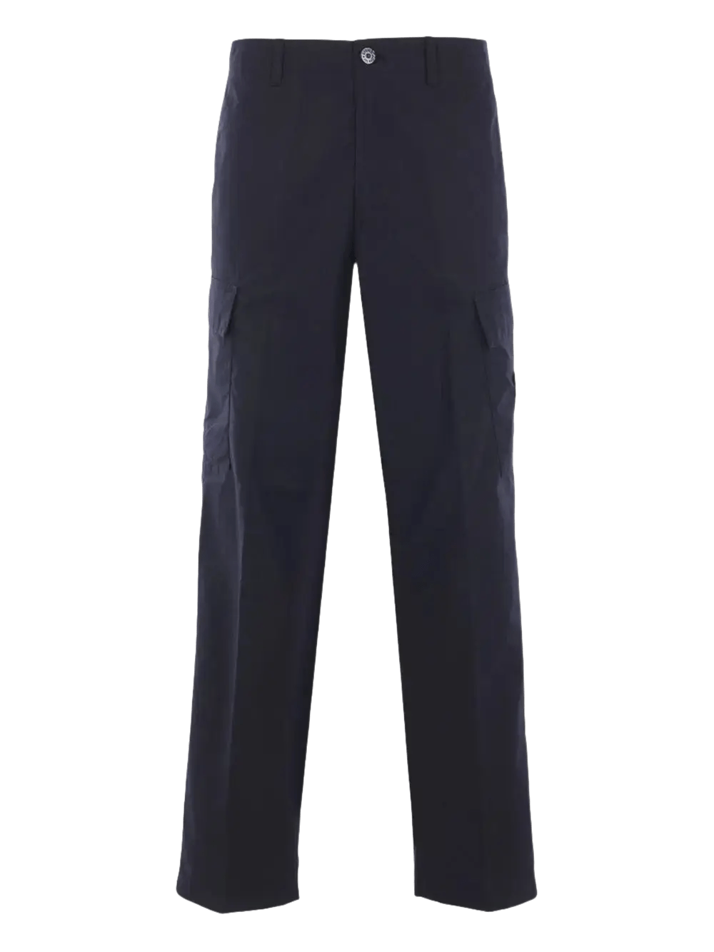 STONE ISLAND - Pantalon en Coton à Poches Cargo Bleu Foncé - Lothaire