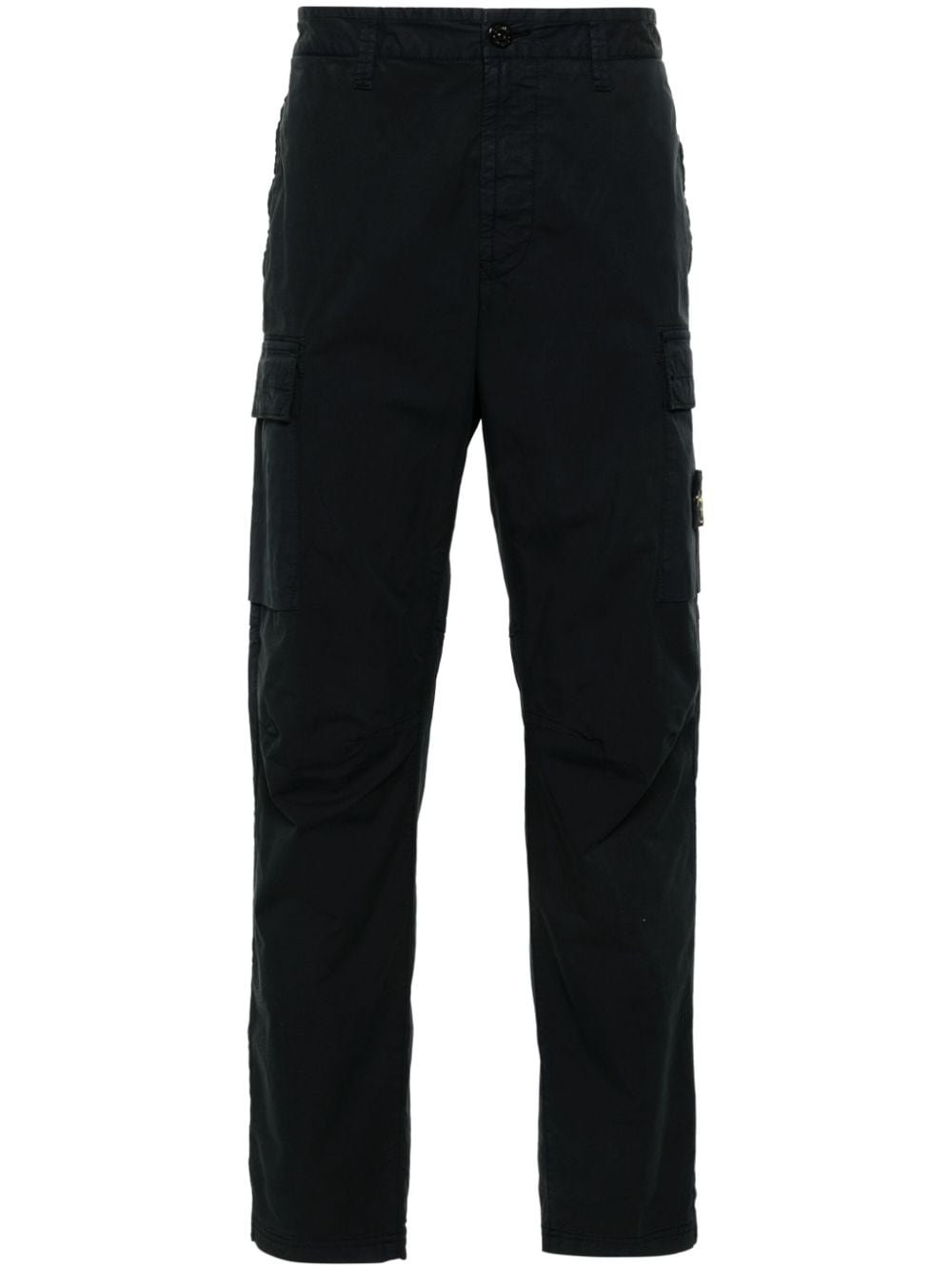 STONE ISLAND - pantalon fuselé à poches cargo bleu marine - Lothaire