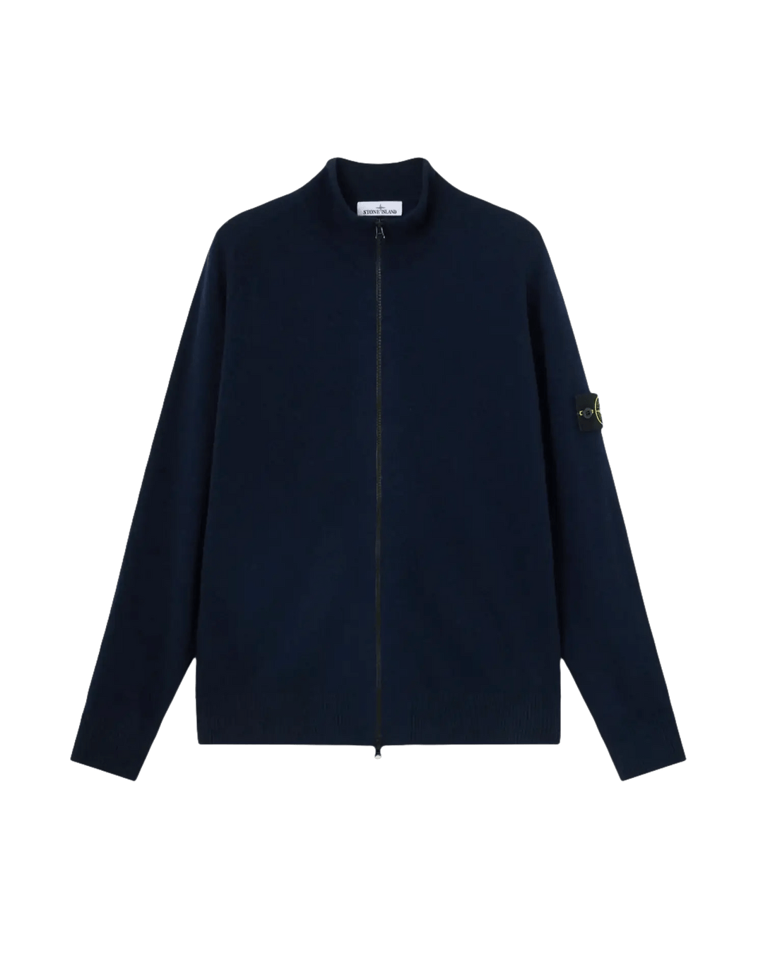 STONE ISLAND - Pull zippé 5100044 LIGHT RWS GEELONG WOOL Marine - Lothaire