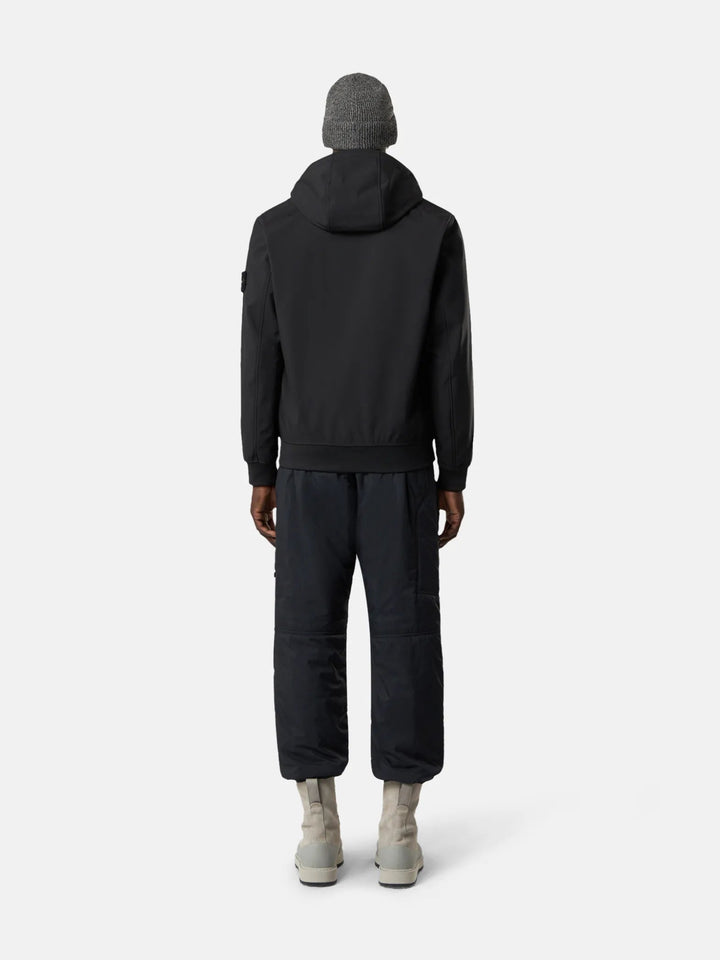 STONE ISLAND - Q100004 SOFT SHELL - R_e.dye® TECHNOLOGY Noir - Lothaire
