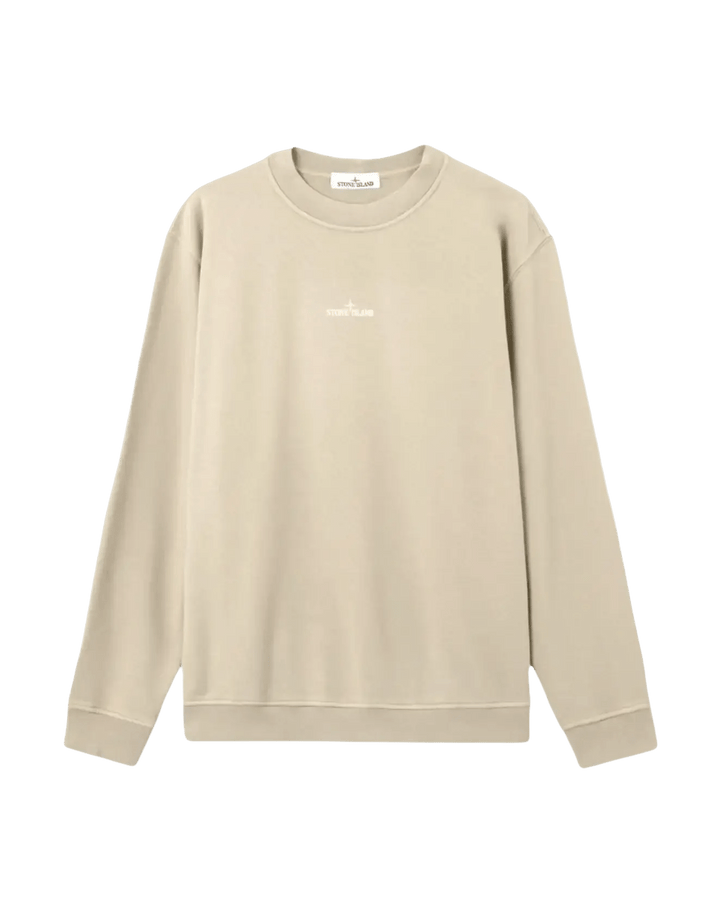 STONE ISLAND - Sweat-shirt ras - du - cou coupe oversize avec imprimé « Industrial Four » Desert - Lothaire