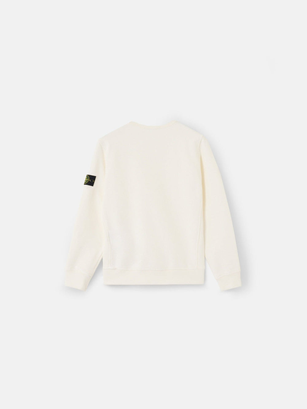 STONE ISLAND - Sweatshirt 6100001 ORGANIC COTTON FLEECE Ivory - Lothaire