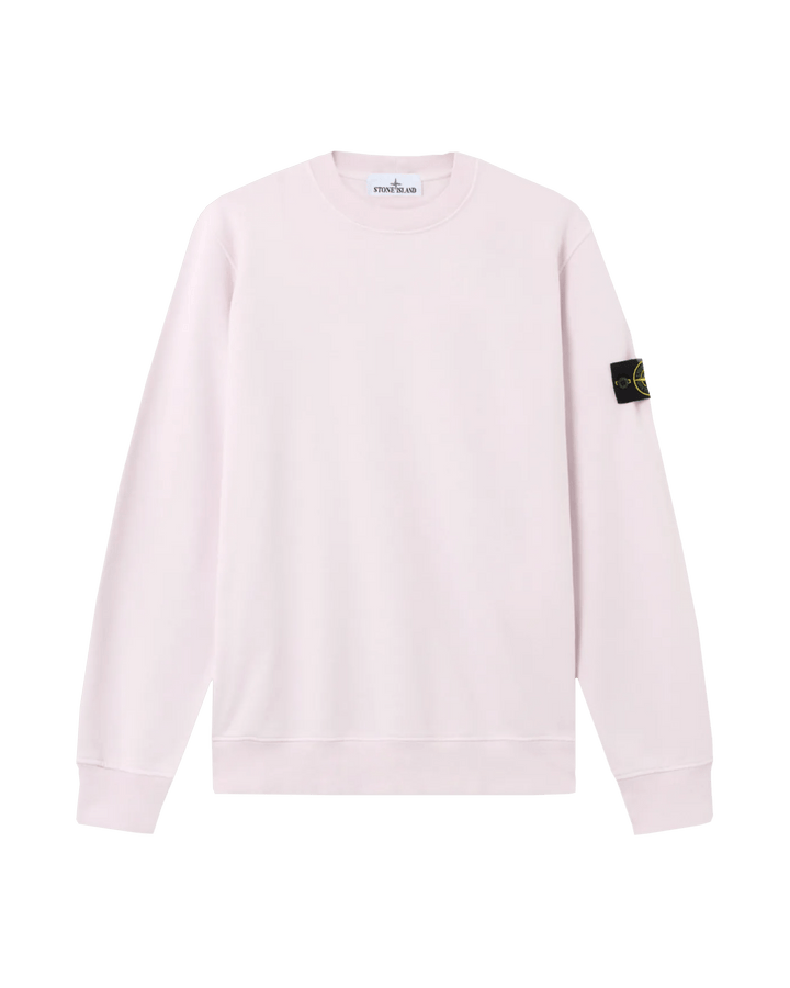 STONE ISLAND - Sweatshirt 6100060 ORGANIC COTTON FLEECE Rose - Lothaire