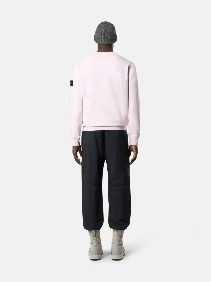 STONE ISLAND - Sweatshirt 6100060 ORGANIC COTTON FLEECE Rose - Lothaire