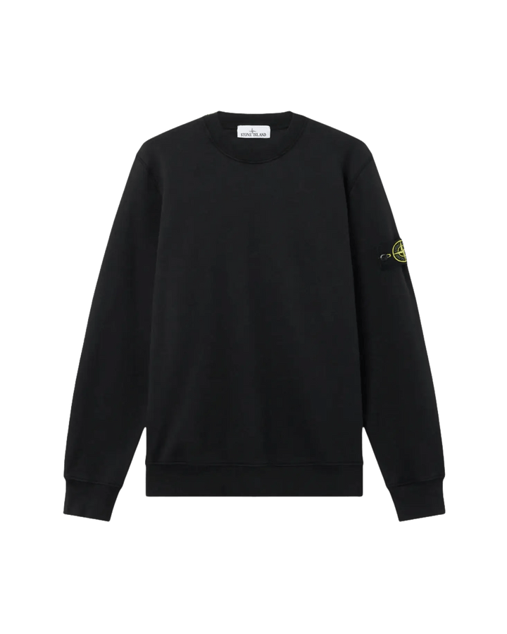 STONE ISLAND - Sweatshirt Organic Cotton Fleece noir - Lothaire