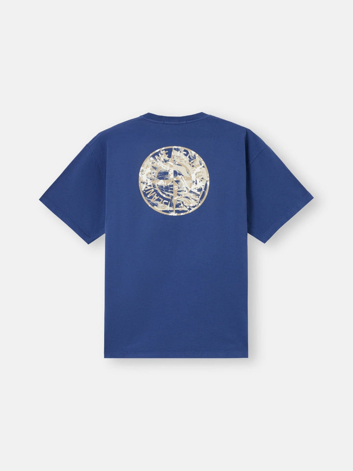 STONE ISLAND - T-shirt à manches courtes avec imprimé Bleu - Lothaire