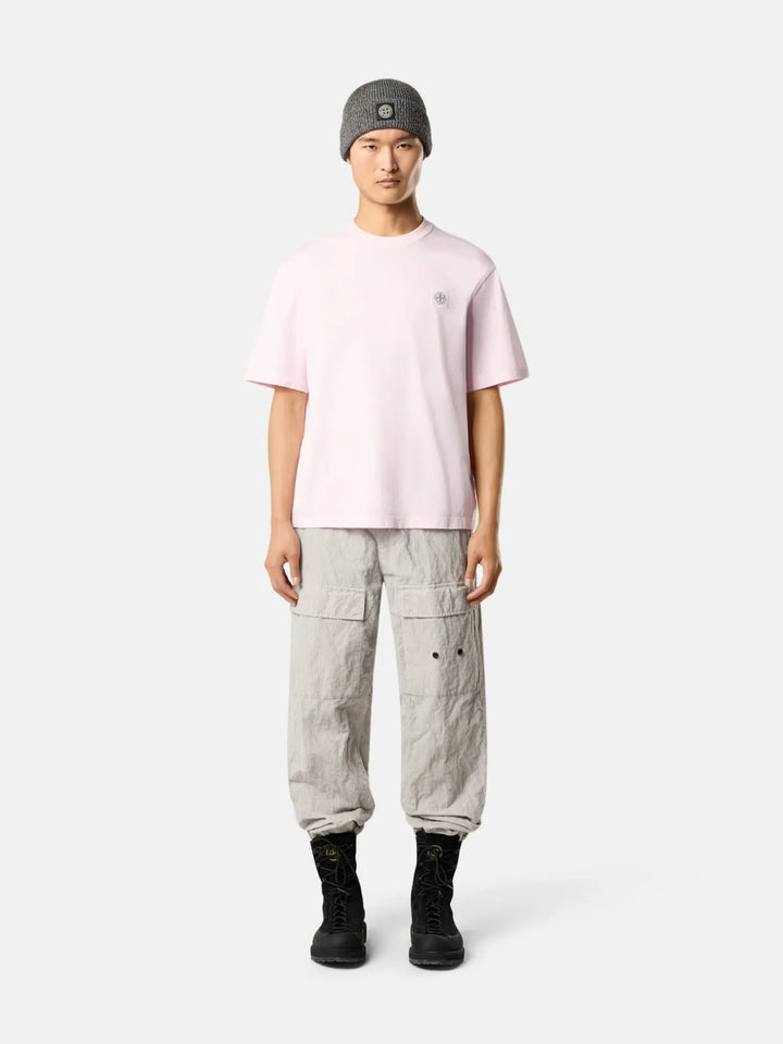 STONE ISLAND - T-shirt coupe regular à manches courtes avec écusson Compass Rose - Lothaire