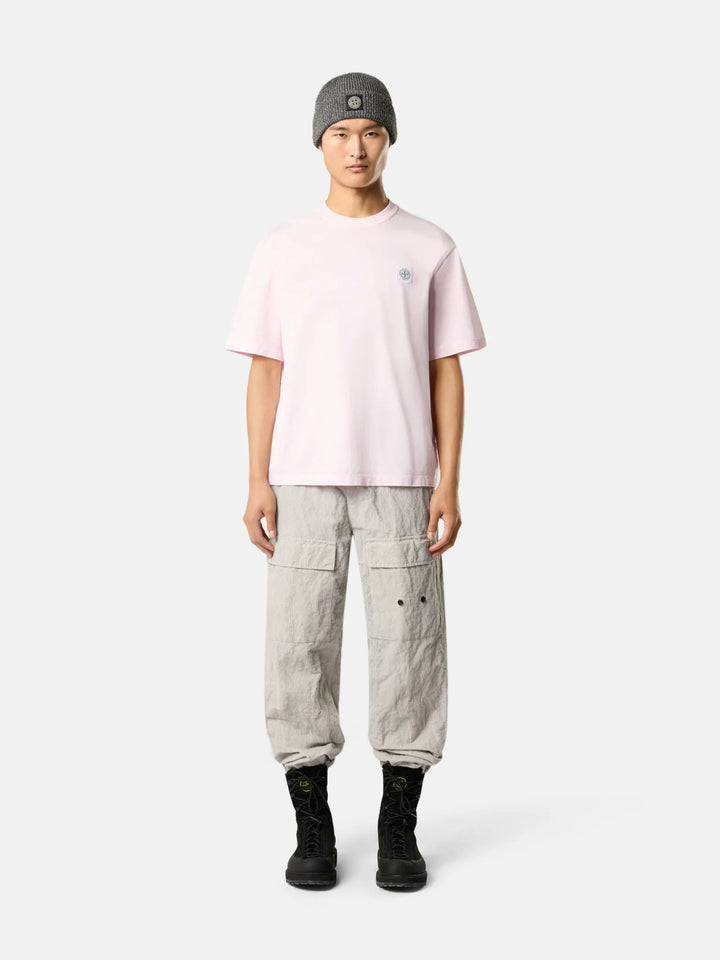 STONE ISLAND - T-shirt coupe regular à manches courtes avec écusson Compass Rose - Lothaire