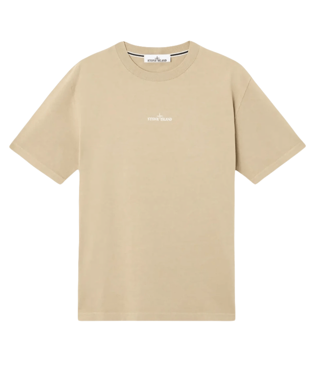 STONE ISLAND - T-shirt en coton Beige Désert - Lothaire