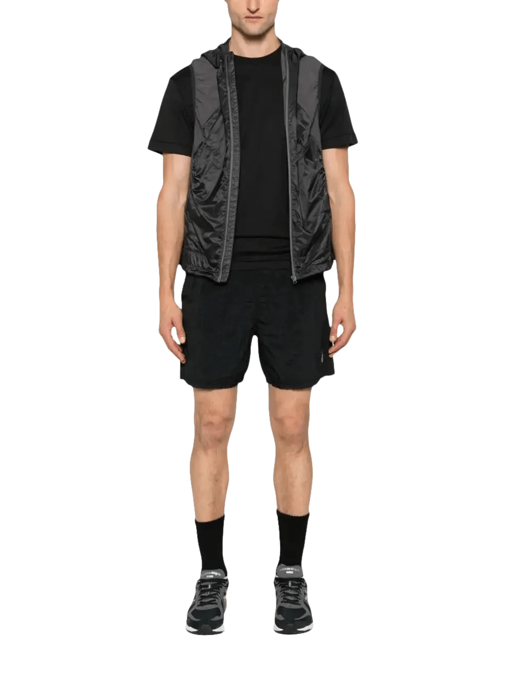 STONE ISLAND - T-shirt en Coton Noir - Lothaire