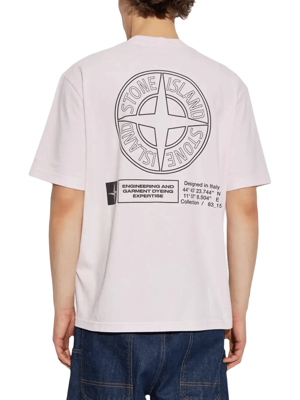 STONE ISLAND - T-shirt en Coton Rose - Lothaire