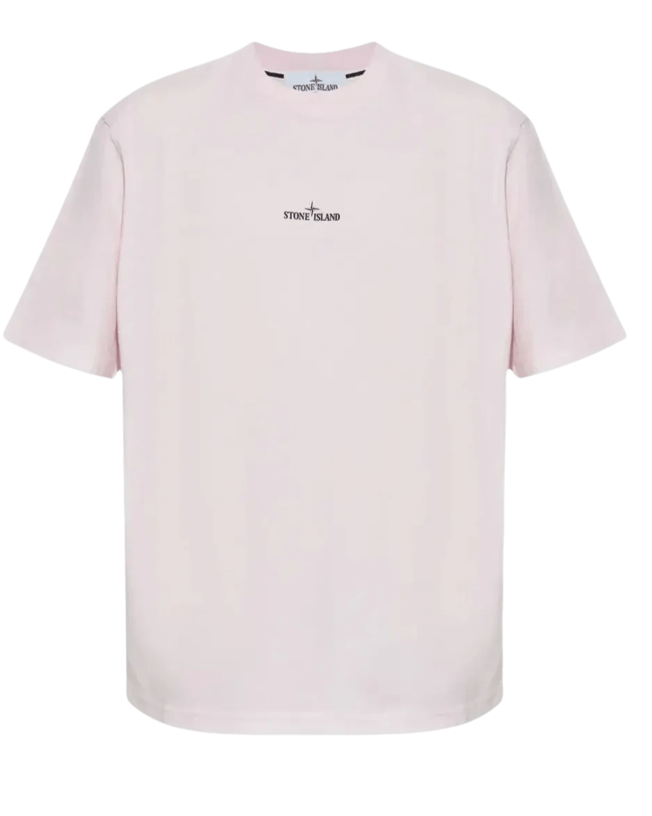 STONE ISLAND - T-shirt en Coton Rose - Lothaire