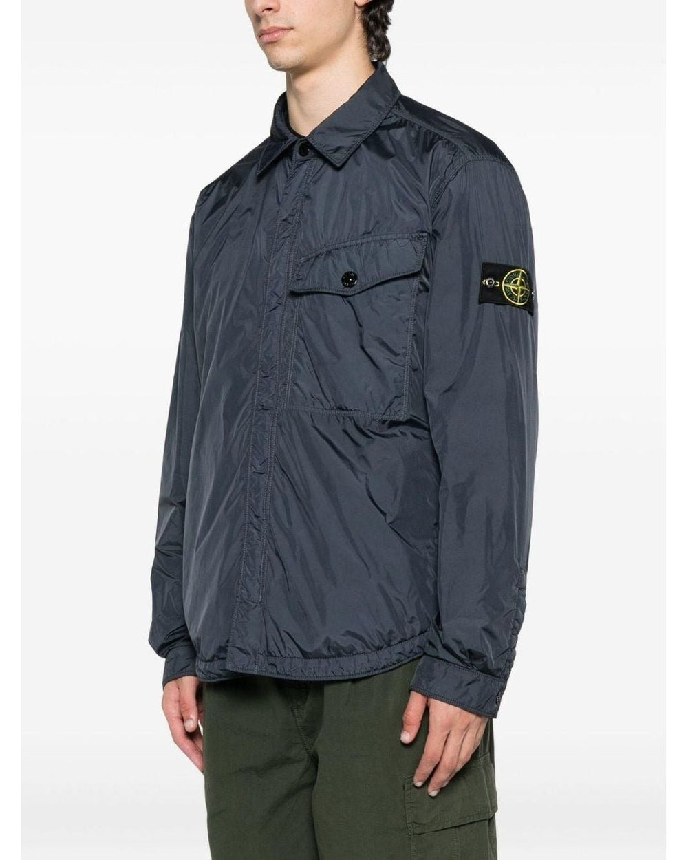 STONE ISLAND - Veste à Poche Zippée Bleu - Lothaire