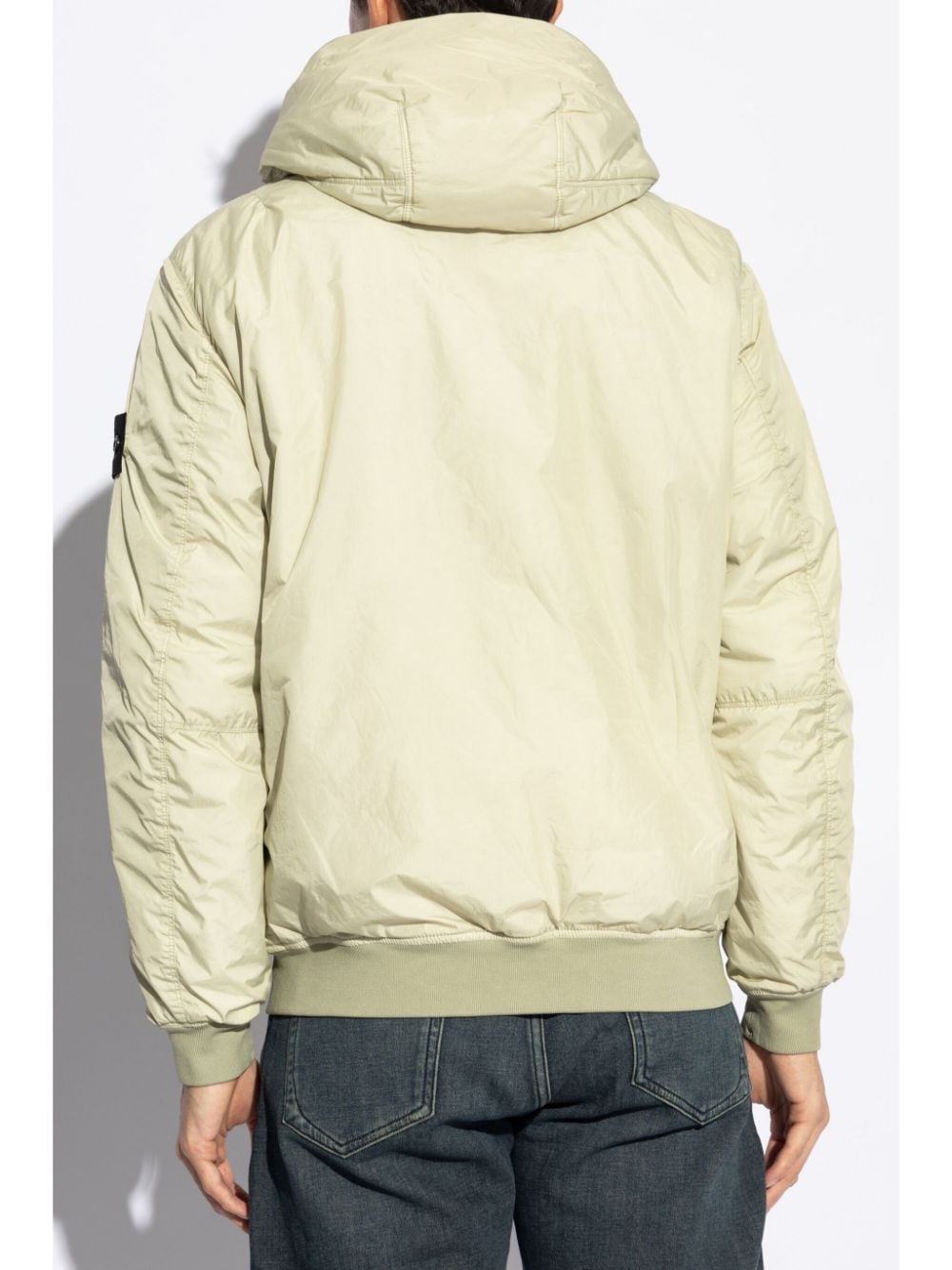 Stone Island veste coupe - vent beige à logo compass - Lothaire