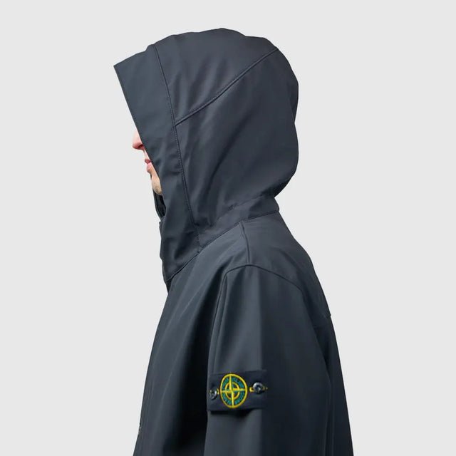 STONE ISLAND - VESTE SHELL - R STONE ISLAND Noir - Lothaire