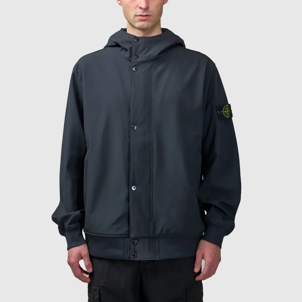 STONE ISLAND - VESTE SHELL - R STONE ISLAND Noir - Lothaire