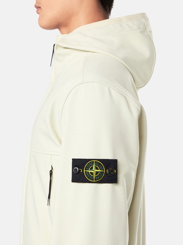STONE ISLAND - Veste Soft Shell - R écru - Lothaire