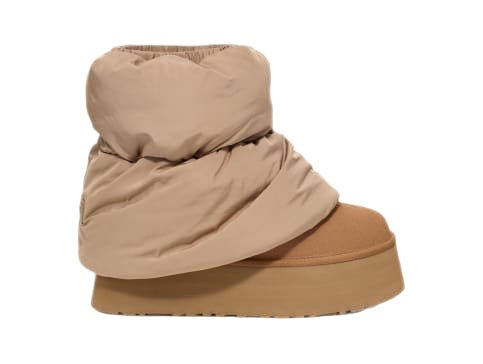 UGG - Bottes matelassées Classic Mini dipper marron / beige - Lothaire