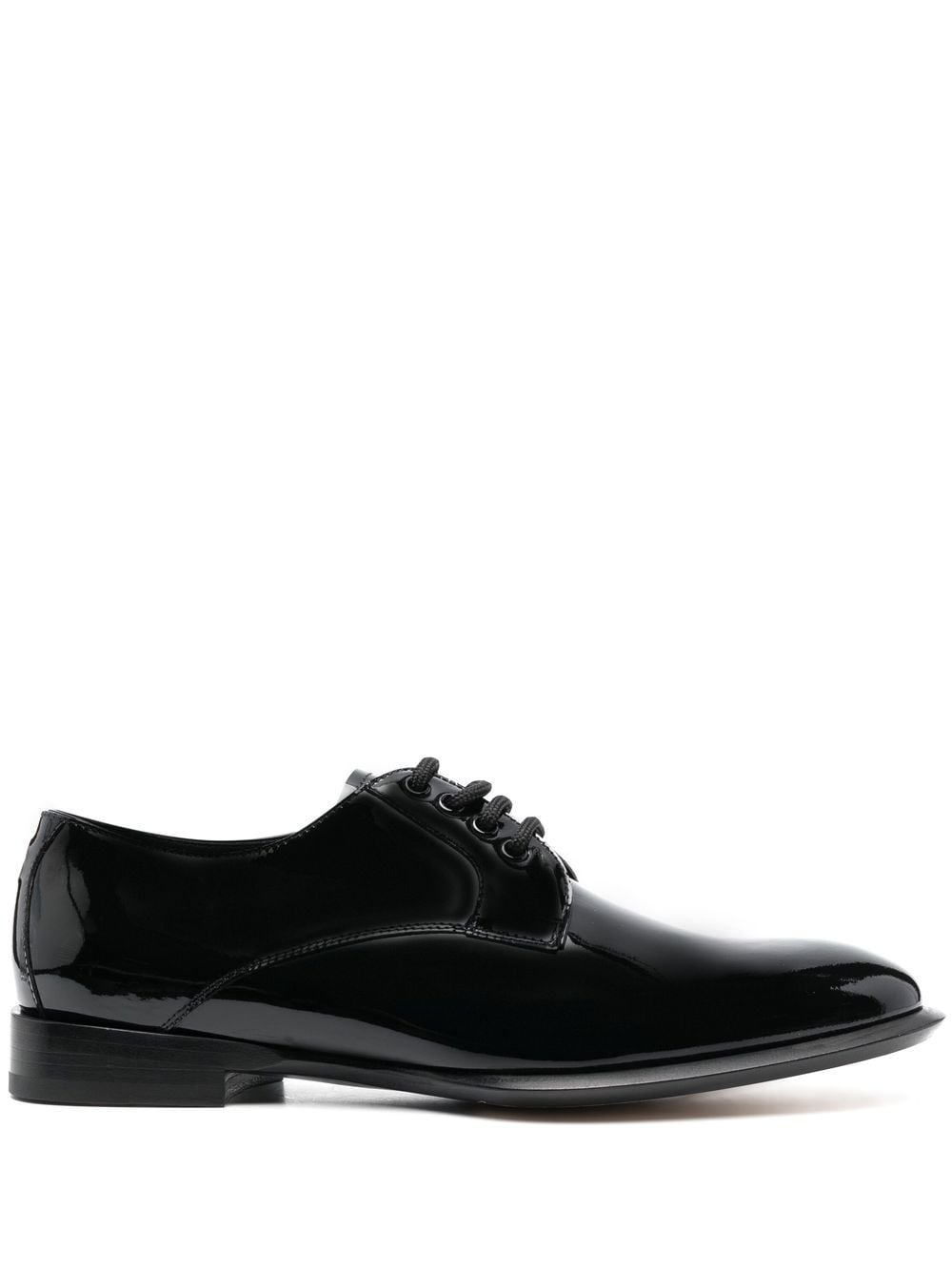 Alexander McQueen Chaussures oxford en cuir verni - Lothaire