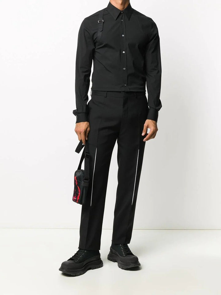 ALEXANDER MCQUEEN - chemise à détail de bride - Lothaire boutiques (6868500086949)