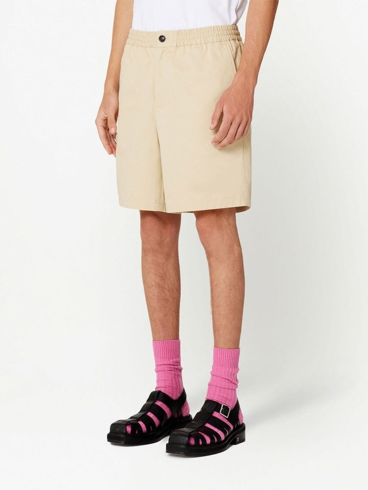 AMI Paris Short de sport beige - Lothaire
