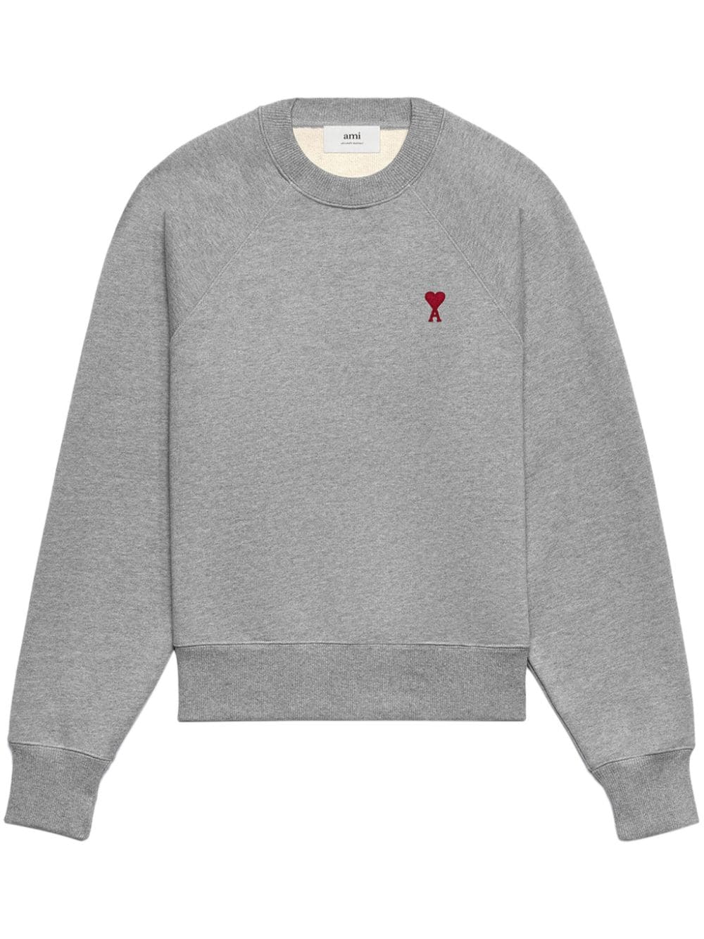 AMI Paris - Sweat gris Ami De Coeur - Lothaire