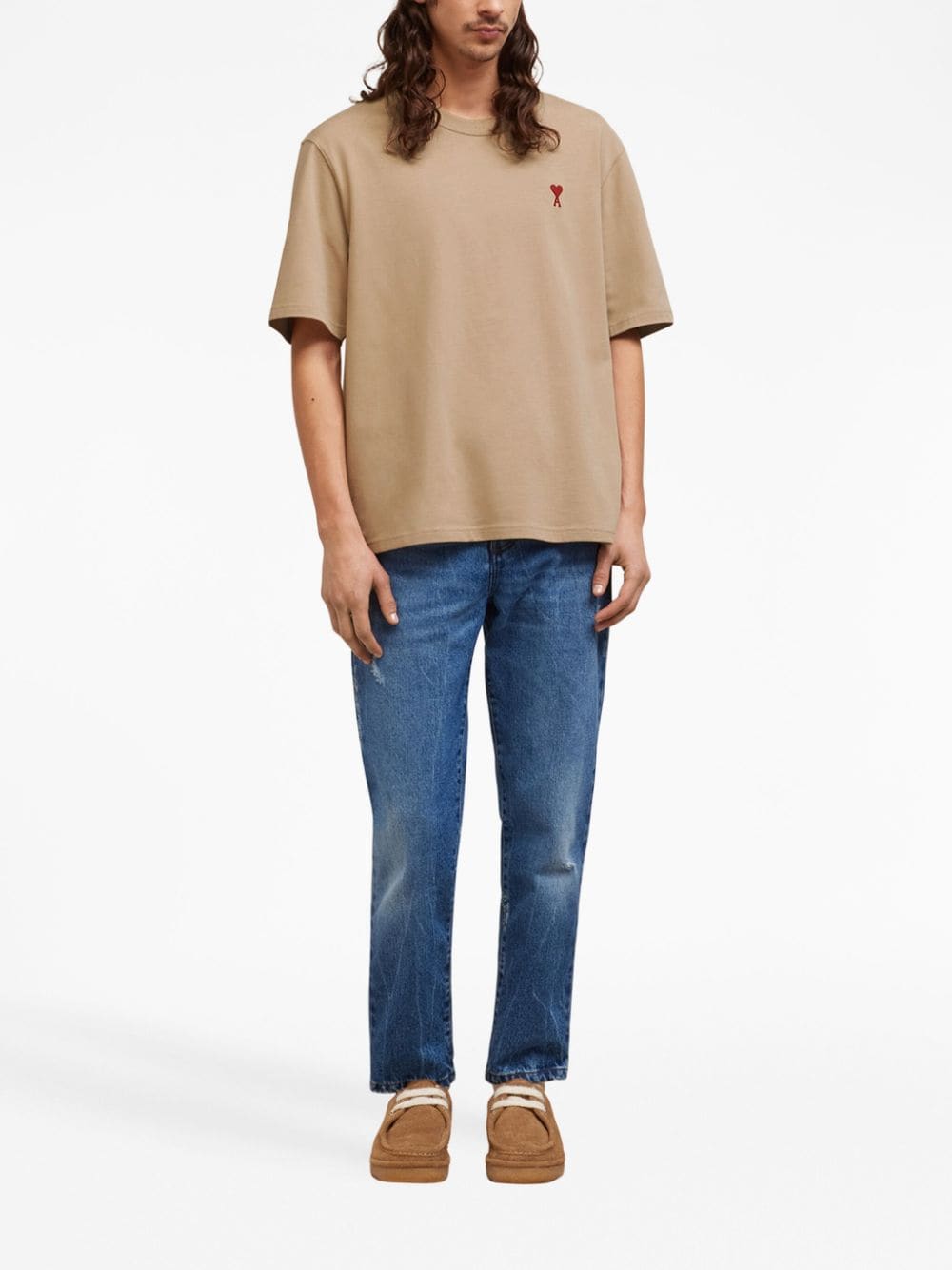 AMI Paris - T-Shirt Champagne Ami De Coeur - Lothaire