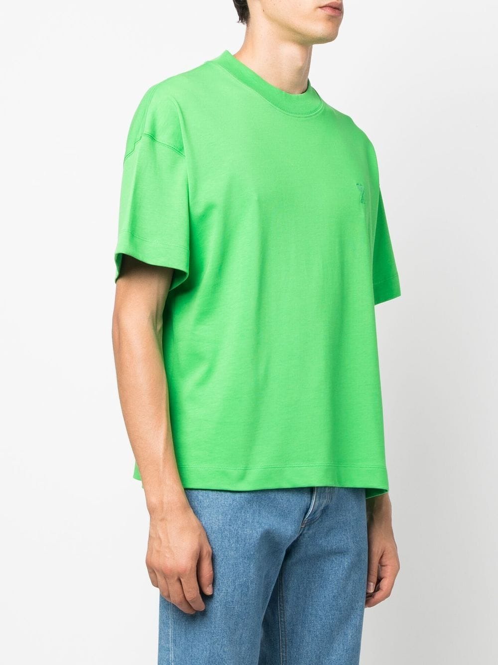 Ami Paris - T-shirt coton bio vert - Lothaire boutiques