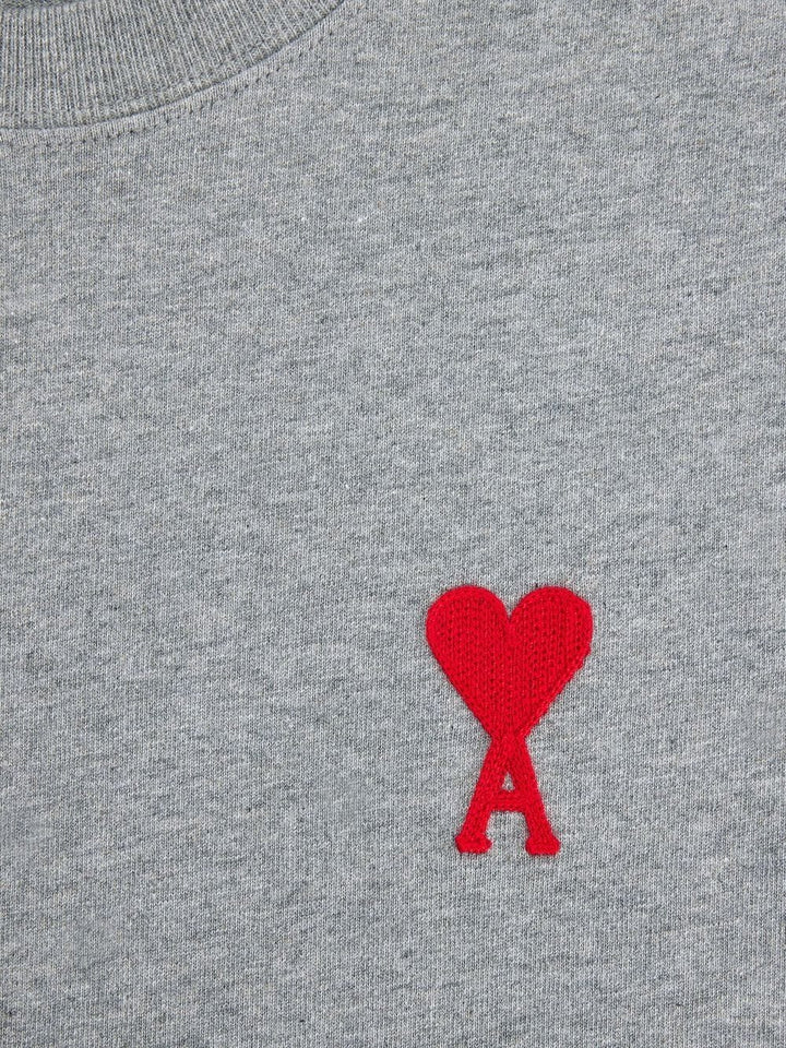 AMI Paris - T-Shirt Grey Ami De Coeur - Lothaire