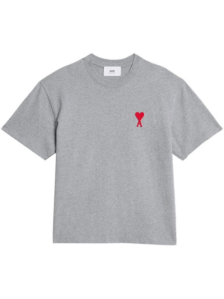 AMI Paris - T-Shirt Grey Ami De Coeur - Lothaire