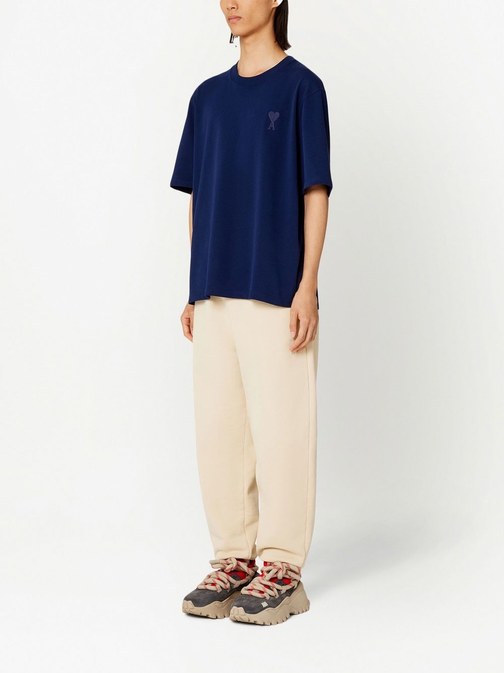 AMI Paris - T-Shirt Marine Ami De Coeur - Lothaire