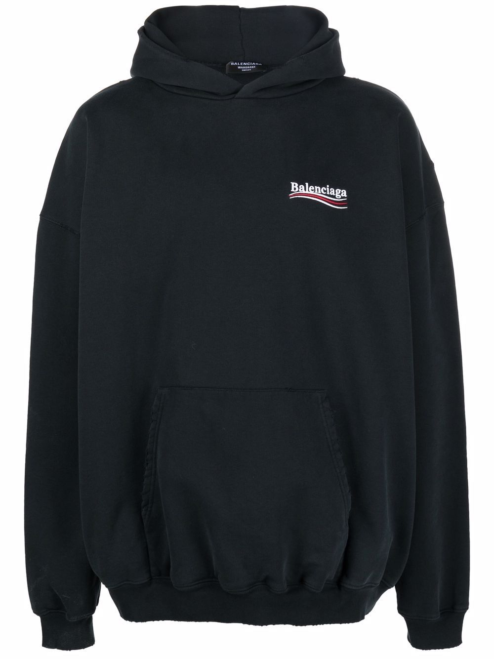 Balenciaga Sweat capuche Black Political Campaign