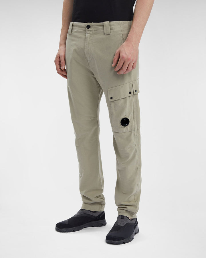 C.P Company Pantalon cargo Ottoman Stretch SME Ergonomic Silver Sage - Lothaire