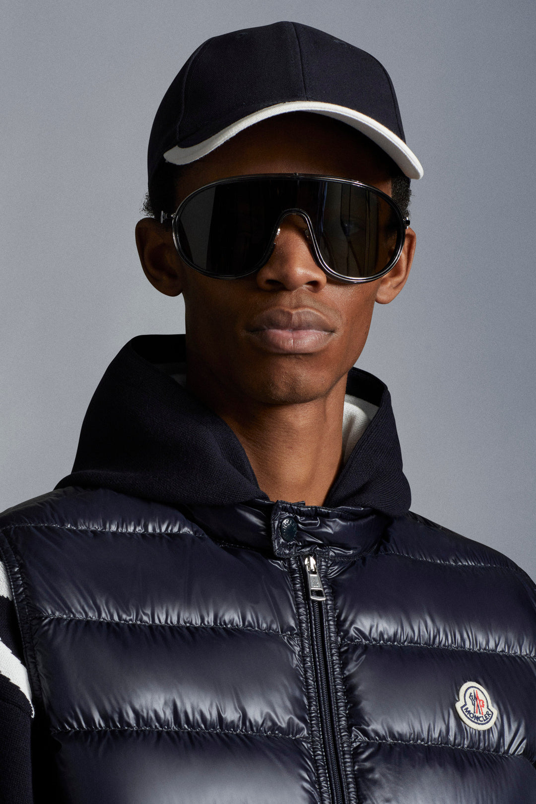 Moncler Doudoune sans manches Navy Gui