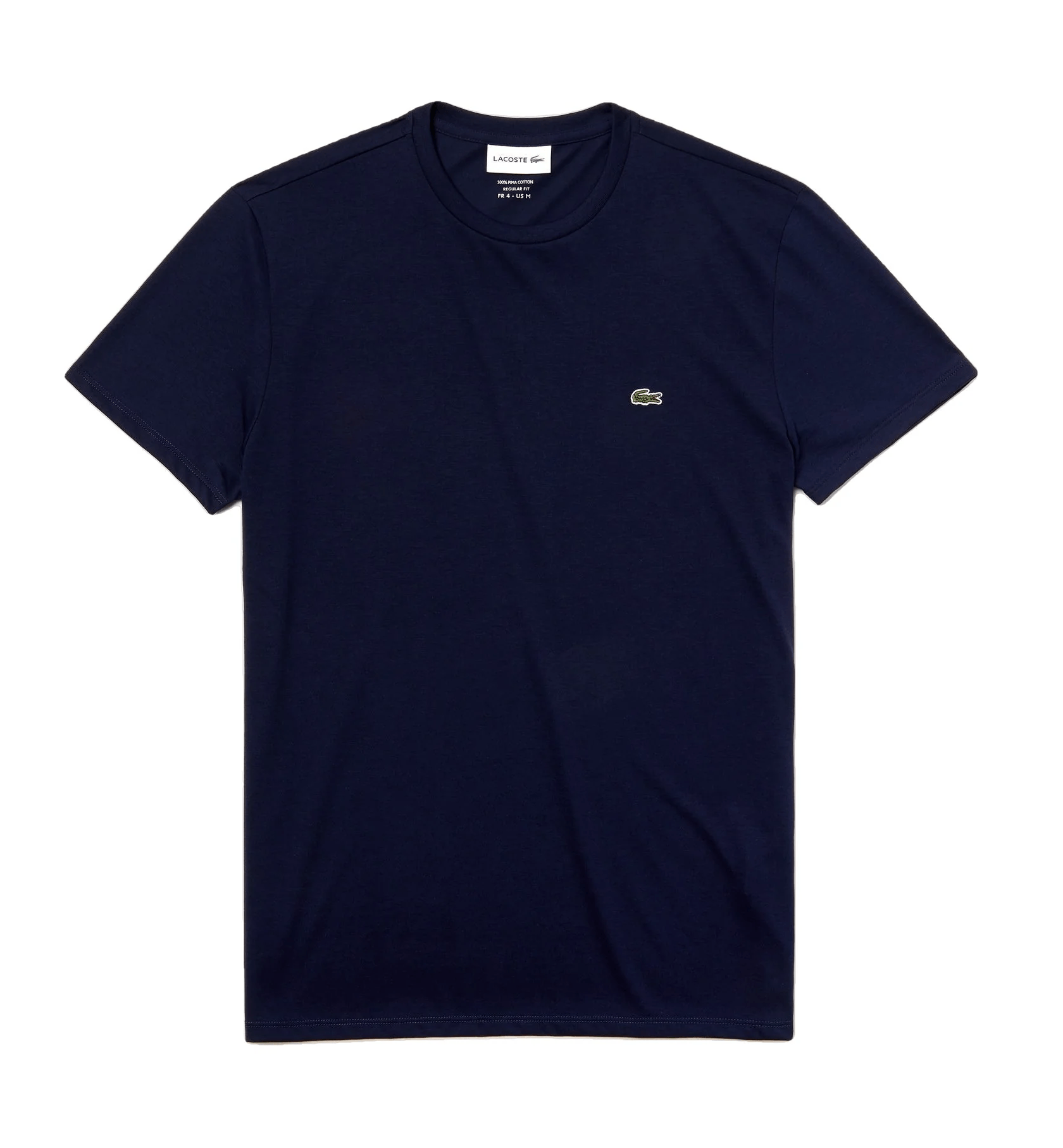Lacoste T shirt Marine pima uni Lothaire
