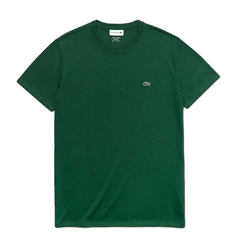 Lacoste T shirt vert pima uni Lothaire