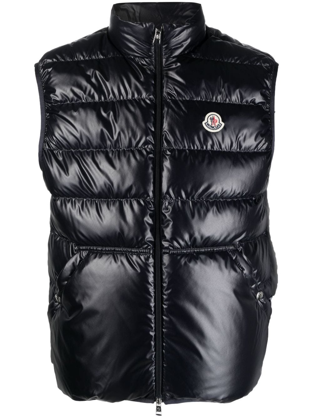 Moncler Doudoune navy sans manches Aube – Lothaire