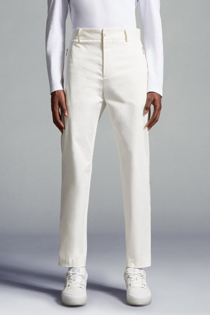 Moncler - Pantalon en gabardine blanc Neige - Lothaire