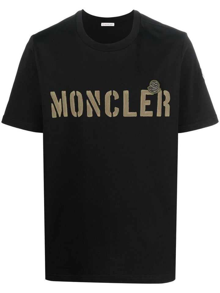 Moncler - T-shirt Black à logo - Lothaire