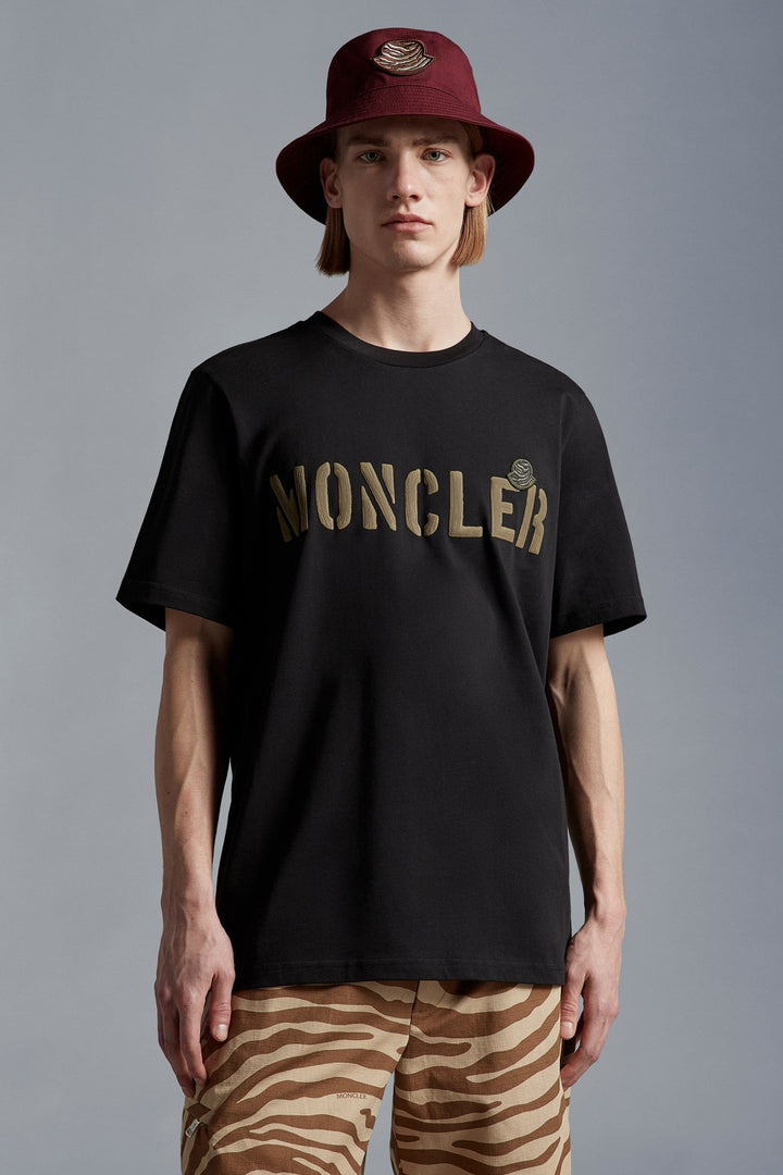Moncler - T-shirt Black à logo - Lothaire