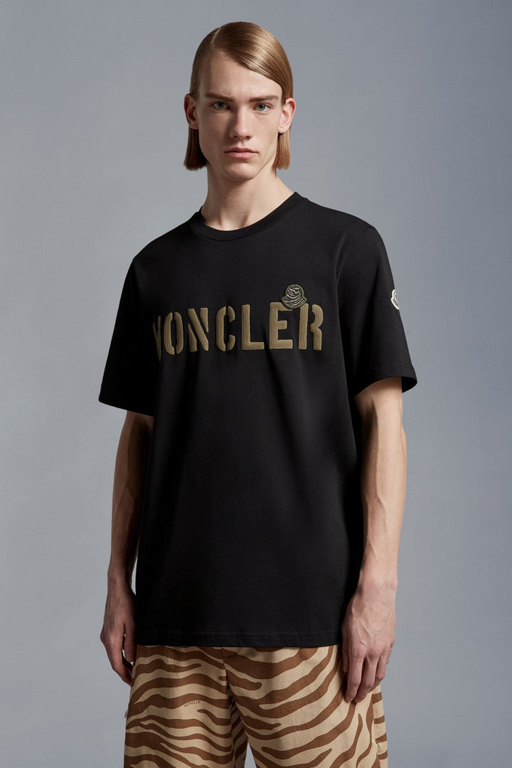 Moncler - T-shirt Black à logo - Lothaire