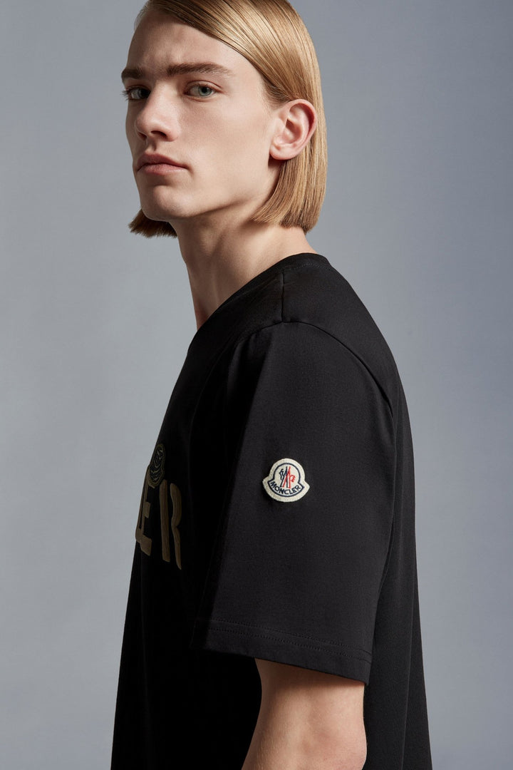 Moncler - T-shirt Black à logo - Lothaire
